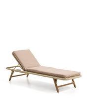 Load image into Gallery viewer, Maoni beige 100% PET sun lounger cushion 50 x 175cm - image 3