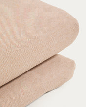 Load image into Gallery viewer, Maoni beige 100% PET sun lounger cushion 50 x 175cm - image 9