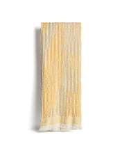 Load image into Gallery viewer, Lideba yellow striped cotton blanket 100 x 170cm - image 2