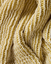 Load image into Gallery viewer, Lideba yellow striped cotton blanket 100 x 170cm - image 3