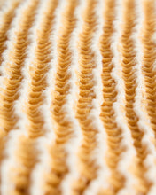 Load image into Gallery viewer, Lideba orange striped cotton blanket 100 x 170cm - image 5