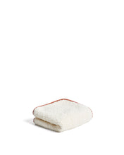 Load image into Gallery viewer, Sedora 100% cotton towel with orange contrast detail 30 x 50cm