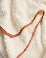 Load image into Gallery viewer, Sedora 100% cotton towel with orange contrast detail 50 x 90cm - image 5