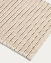 Load image into Gallery viewer, Merade cotton bathmat with green stripes 50 x 80cm - image 2