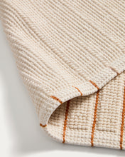 Load image into Gallery viewer, Merade cotton bathmat with orange stripes 50 x 80cm - image 3