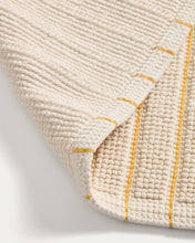 Load image into Gallery viewer, Merade cotton bathmat with yellow stripes 50 x 80cm - image 4