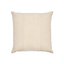 Load image into Gallery viewer, Zaira cushion cover 100% cotton and white velvet 45 x 45 cm
