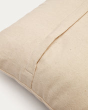Load image into Gallery viewer, Zaira cushion cover 100% cotton and white velvet 45 x 45 cm - image 5