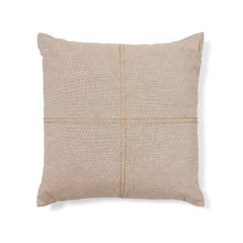 Load image into Gallery viewer, Sulken beige cotton cushion cover with beige embroidery feature, 45 x 45 cm - image 2