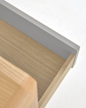 Load image into Gallery viewer, Anielle solid and ash veneer chest of three drawers 99 x 78.5 cm - image 7