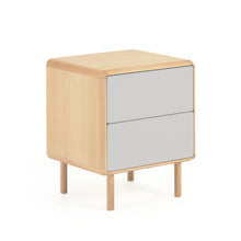 Load image into Gallery viewer, Anielle solid and ash veneer bedside table 50 x 58,4 cm - image 2