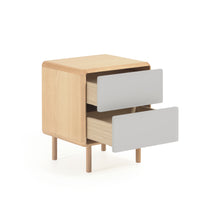 Load image into Gallery viewer, Anielle solid and ash veneer bedside table 50 x 58,4 cm - image 4