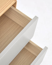 Load image into Gallery viewer, Anielle solid and ash veneer bedside table 50 x 58,4 cm - image 7