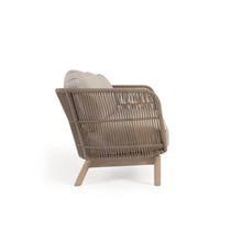 Load image into Gallery viewer, Catalina 3 seater sofa made with beige cord and solid acacia wood, 170 cm FSC 100% - image 5