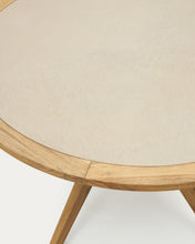 Load image into Gallery viewer, Julieta round table in polycement and solid acacia wood Ø 120 cm FSC 100% - image 7