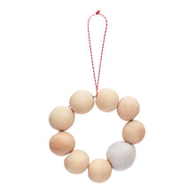 Load image into Gallery viewer, Suze set of 2 hanging ornaments made from felt and wood. - image 2