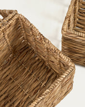 Load image into Gallery viewer, Xuliana set of 2 natural fibre trunks, with a natural finish - image 5