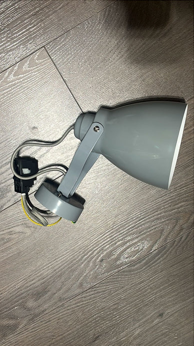 Byron Enamel Wall Light - Grey