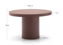 Load image into Gallery viewer, Aiguablava Round Table - Terracotta