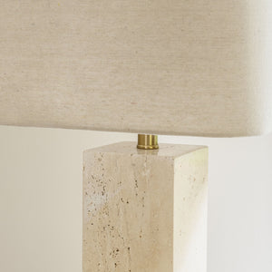 Travertine Table Lamp