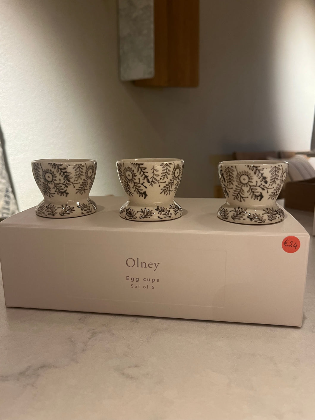 Onley Egg Cups Set Of 6 - Walnut