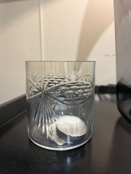 Rosedale Etched Tealight Holder