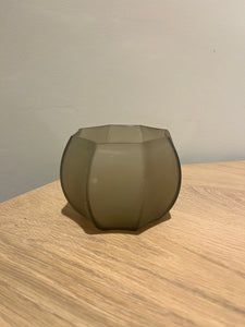 Alconbury Ridged Tealight Holder - Grey