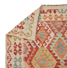 Load image into Gallery viewer, Kelso Kilim Rug 200x300 - Red