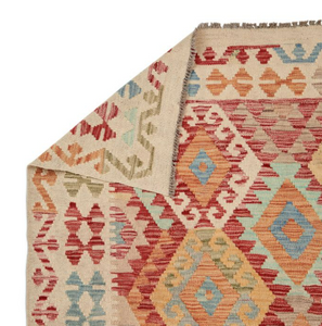 Kelso Kilim Rug 200x300 - Red