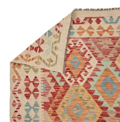 Kelso Kilim Rug 200x300 - Red