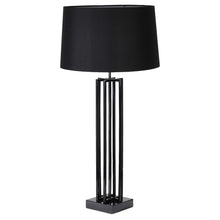 Load image into Gallery viewer, Black Cage Table Lamp