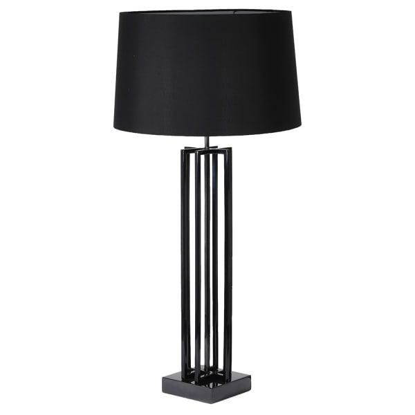 Black Cage Table Lamp