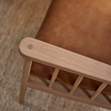 Load image into Gallery viewer, Casey Armchair, Tan Leather
