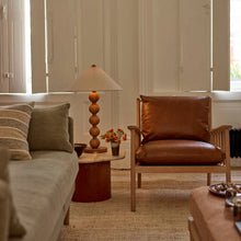 Load image into Gallery viewer, Casey Armchair, Tan Leather