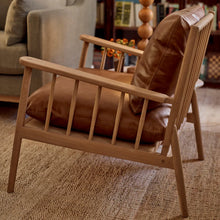 Load image into Gallery viewer, Casey Armchair, Tan Leather