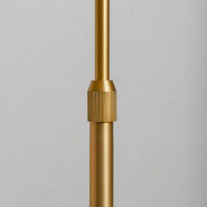 Brompton Reading Floor Lamp, Antique Brass
