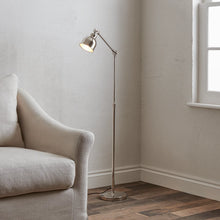 Load image into Gallery viewer, Brompton Reading Floor Lamp, Nickel