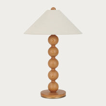 Load image into Gallery viewer, Dawes Bobbin Wooden Table Lamp