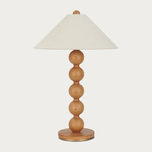 Dawes Bobbin Wooden Table Lamp