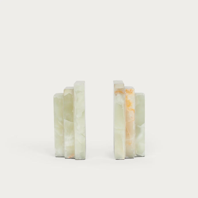 Matlock Alabaster Bookends