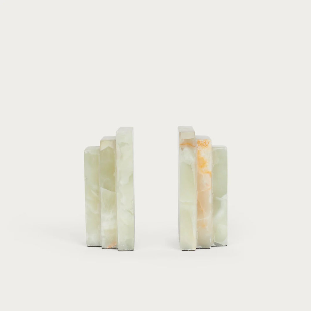 Matlock Alabaster Bookends