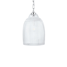 Load image into Gallery viewer, Shaftesbury Ribbed Pendant Nickel