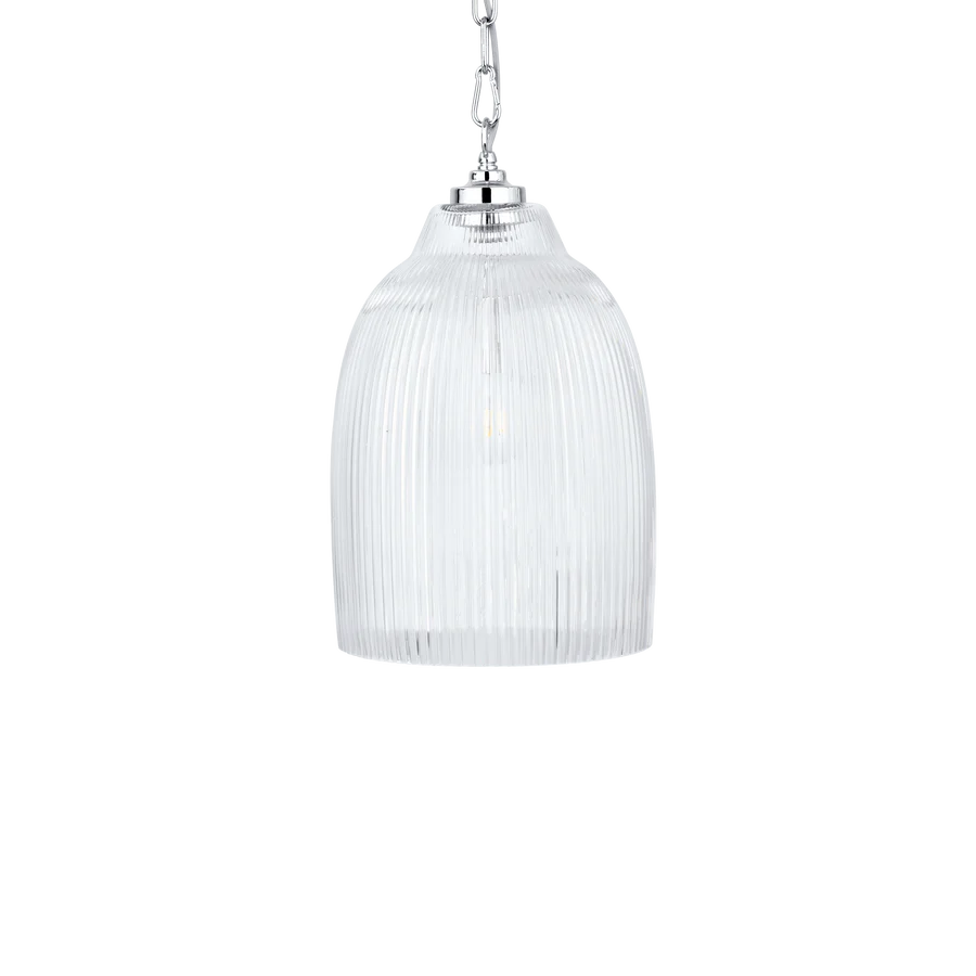 Shaftesbury Ribbed Pendant Nickel