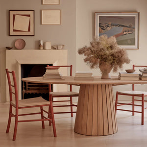 Stratford Elliptical Oak Dining Table