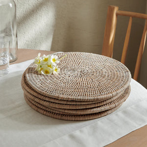 Ashcroft Placemats, Set of 6 Round