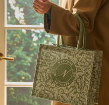 Load image into Gallery viewer, Neptune Limited Edition 30th Anniversary Jute Bag Medium, Orla Nettle