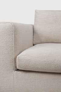 Mellow Sofa End Seater - Ivory