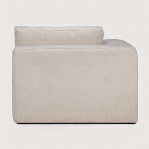 Mellow Sofa End Seater - Ivory