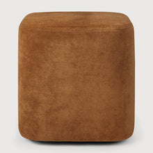 Load image into Gallery viewer, Cube Pouf Cinnamon