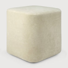 Load image into Gallery viewer, Cube Pouf Sand